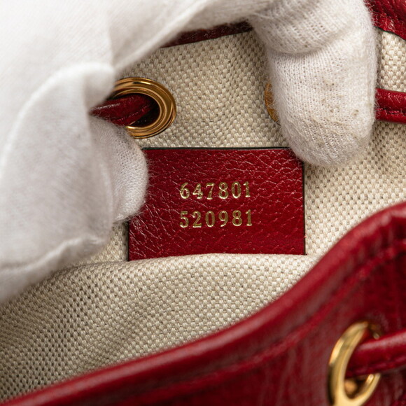 GUCCI Authentic Brown Leather Shoulder Bag - Picture 9 of 9